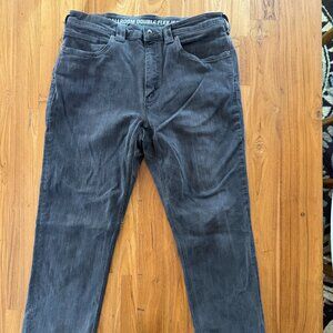 Duluth Trading Co Men's Ballroom Doubflex Jeans - Grey/Black (36x30)